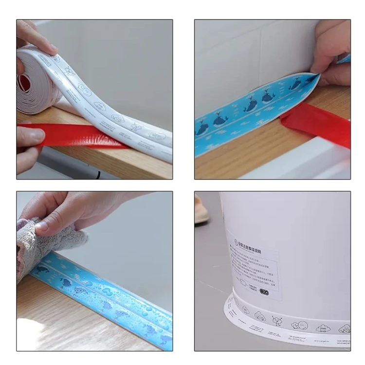 Caulking strip for toilet bowl Caulking strip for toilet bowl